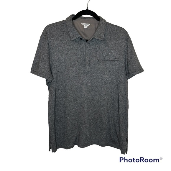 Calvin Klein Other - Calvin Klein Men's Slim Fit Polo Shirt - Size L, Gray